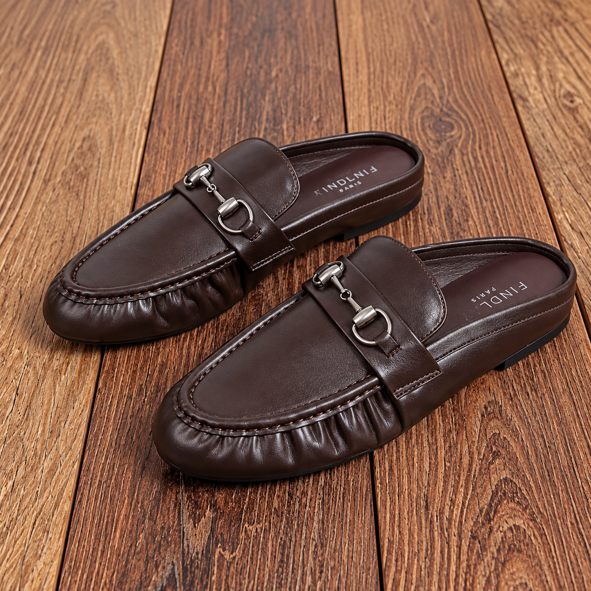 BÉATRIX — Mules mocassins à mors