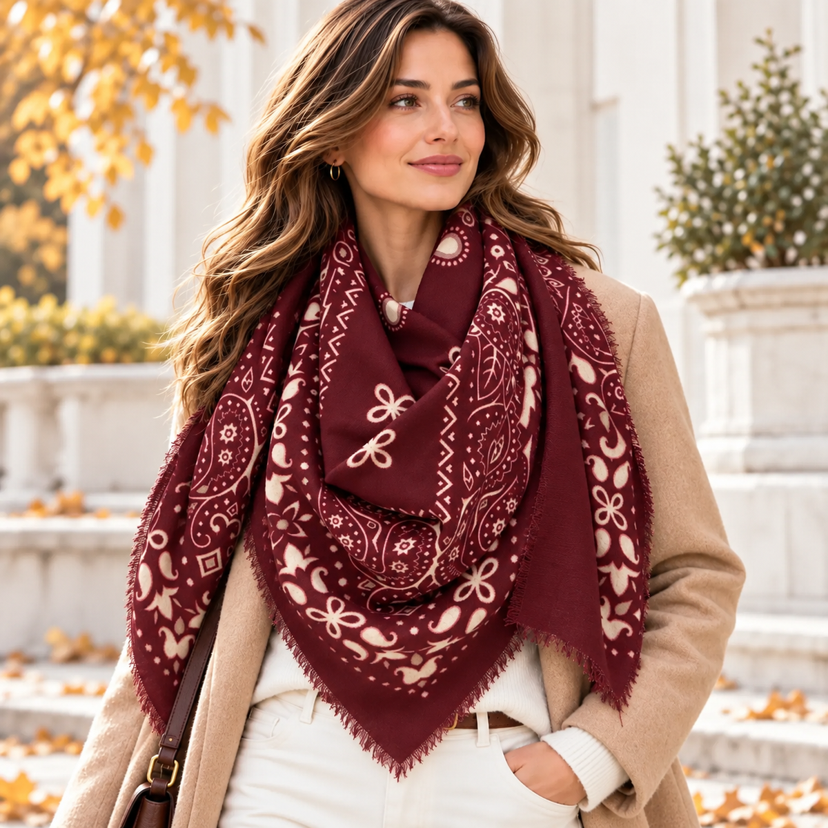 DAPHNÉ — Grand carré paisley