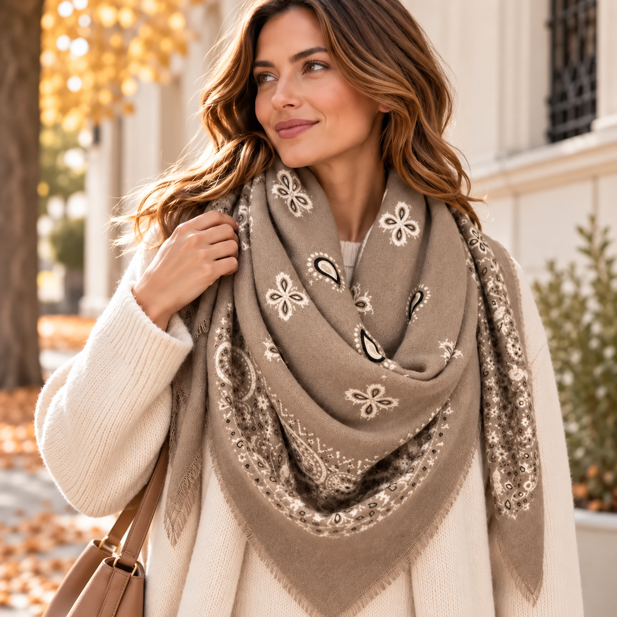 DAPHNÉ — Grand carré paisley