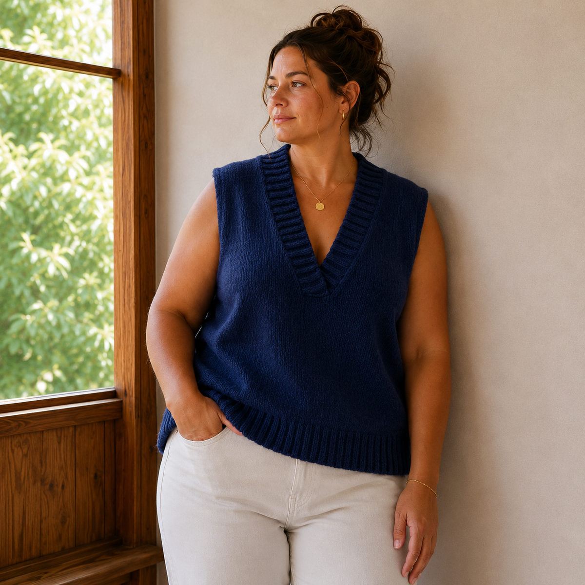 Pull sans manches BÉRÉNICE
