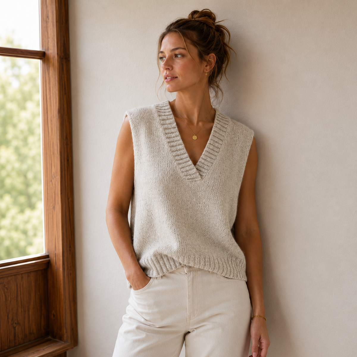 Pull sans manches BÉRÉNICE