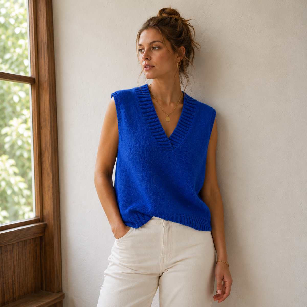 Pull sans manches BÉRÉNICE