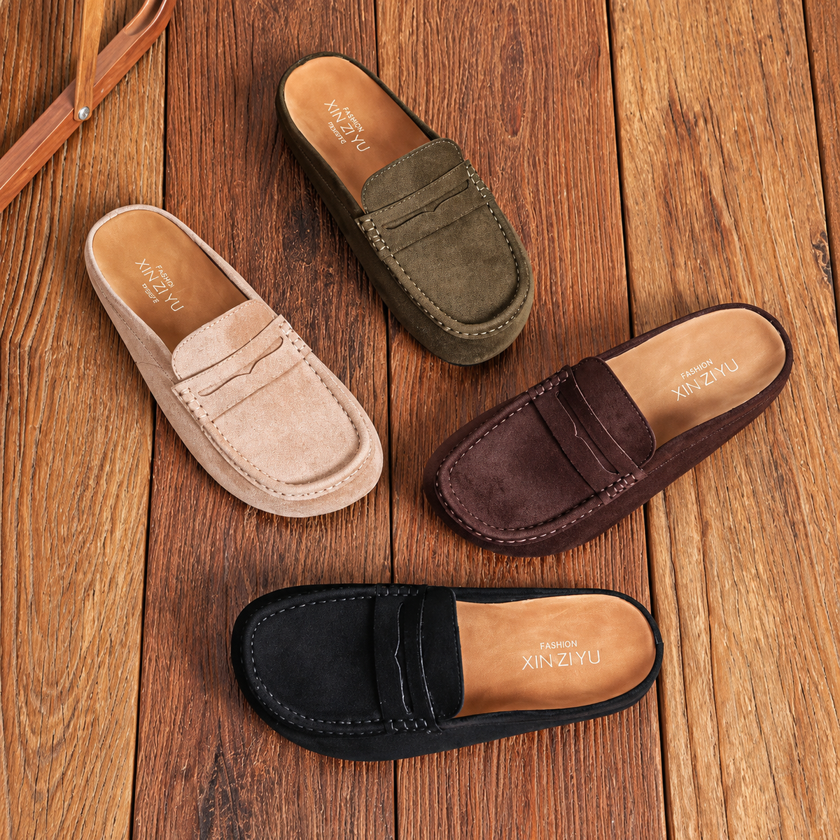 MABEL — Mules façon mocassin en suédine