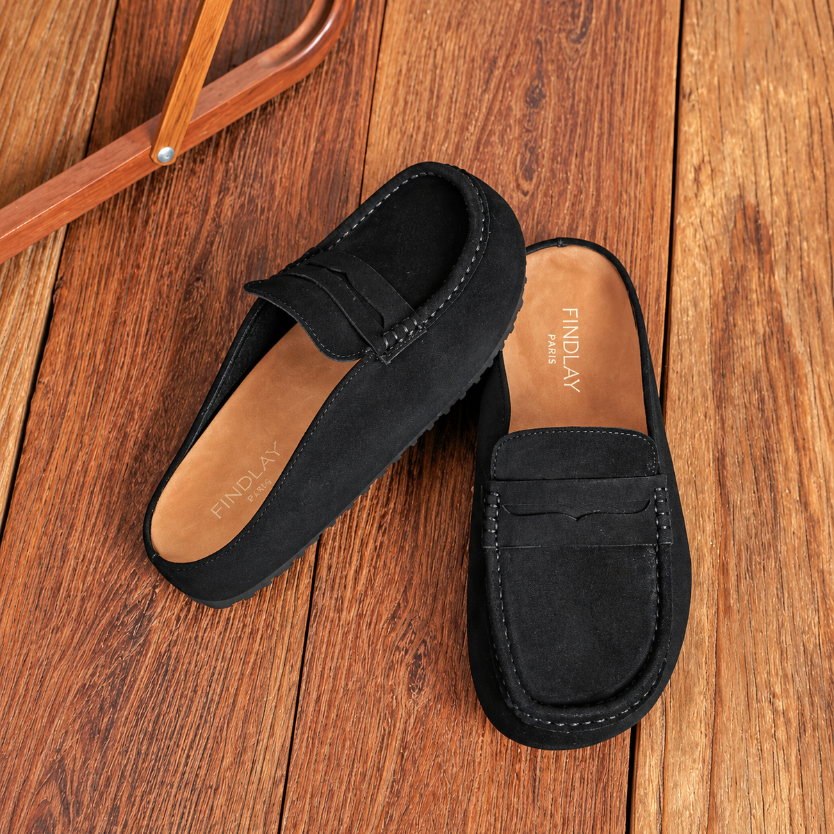 MABEL — Mules façon mocassin en suédine