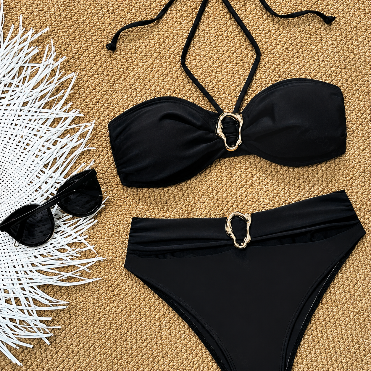 Noéliane – Maillot de bain deux pièces noir