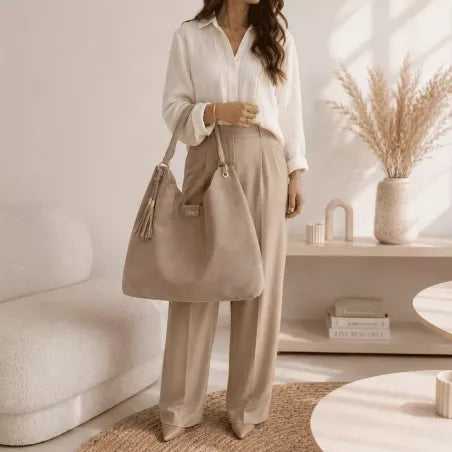 Sac Joséphine – Grand sac à main avec pochette assortie