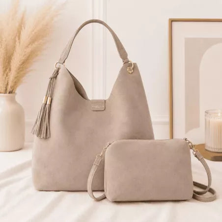 Sac Joséphine – Grand sac à main avec pochette assortie